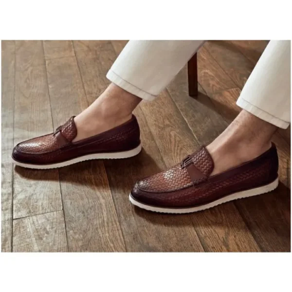 Hot Vinci Leather Shoes Vinci Leather The Sperry Leather Tassel Loafer Brown