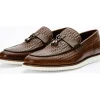 Hot Vinci Leather Shoes Vinci Leather The Sperry Leather Tassel Loafer Brown
