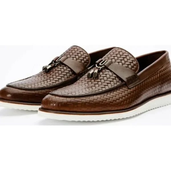 Hot Vinci Leather Shoes Vinci Leather The Sperry Leather Tassel Loafer Brown