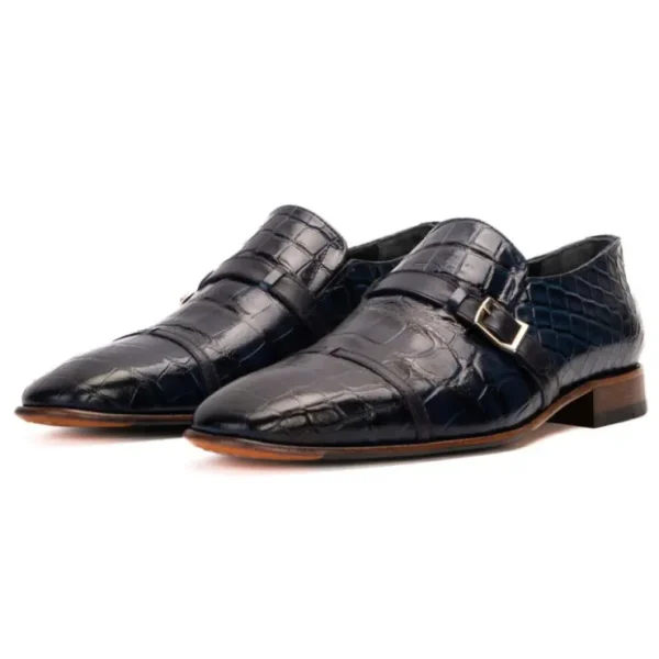 vinci_leather_the_strat_s_1-1.webp Store Vinci Leather Shoes Vinci Leather The Strat Single Monk Strap Shoes Navy