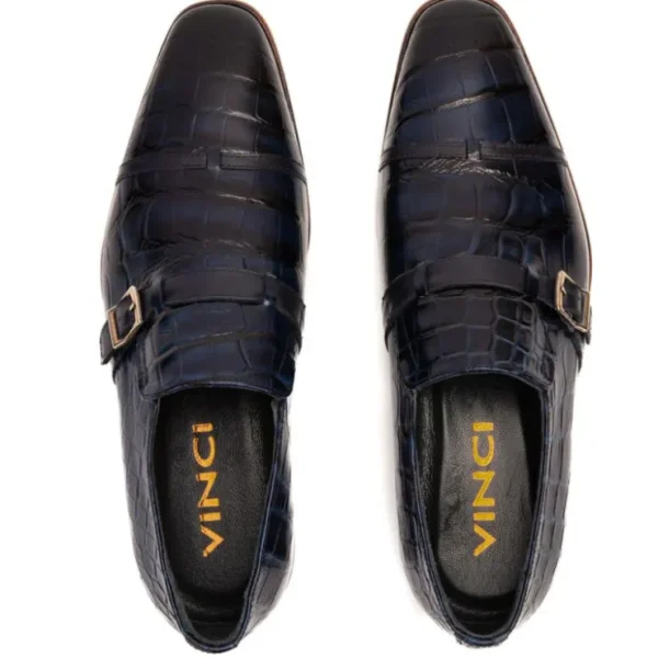vinci_leather_the_strat_s_3-1.webp Store Vinci Leather Shoes Vinci Leather The Strat Single Monk Strap Shoes Navy