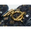 Fashion Vinci Leather Shoes Vinci Leather The Vicino Shoe Bit Dress Loafer (11621-1) Navy