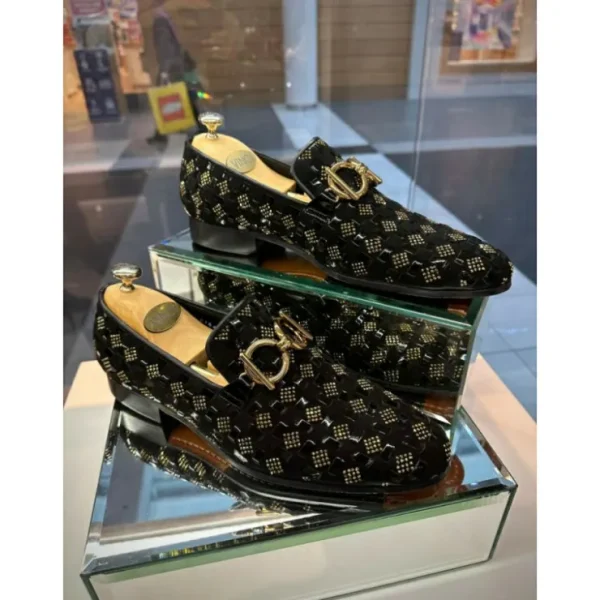 vinci_leather_the_vicino__4-1.webp Sale Vinci Leather Shoes Vinci Leather The Vicino Shoe Bit Dress Loafer (11621-1) Black