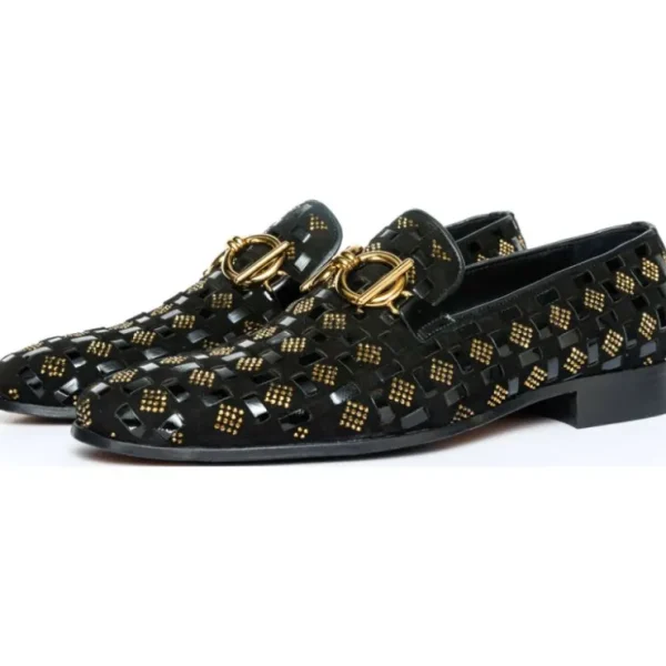 vinci_leather_the_vicino__5-1.webp Sale Vinci Leather Shoes Vinci Leather The Vicino Shoe Bit Dress Loafer (11621-1) Black