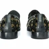 Fashion Vinci Leather Shoes Vinci Leather The Vicino Shoe Bit Dress Loafer (11621-1) Navy