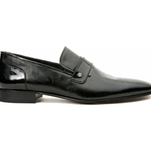 vinci_leather_the_warsaw__0.webp Hot Vinci Leather Shoes Vinci Leather The Warsaw Shoe Leather Bit Loafer (2004) Black