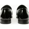 Hot Vinci Leather Shoes Vinci Leather The Warsaw Shoe Leather Bit Loafer (2004) Black