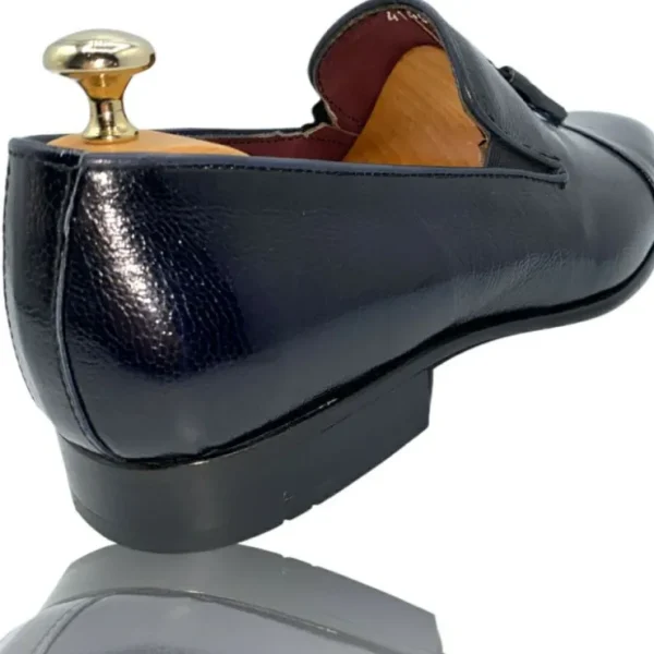 vinci_leather_the_washing_2.webp Clearance Vinci Leather Shoes Vinci Leather The Washington Dark Blue Leather Tassel Loafer (10661) DarkBlue