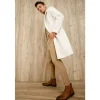 Store Vinci Leather Shoes Vinci Leather The Wellington Handwoven Leather Boot With A Zipper (12721 T-5) Brown
