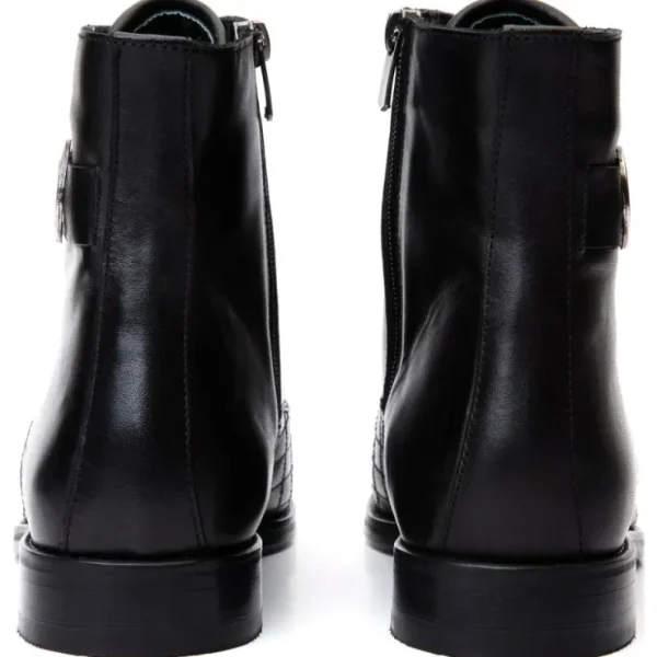 vinci_leather_the_zeus_bl_3.webp Discount Vinci Leather Shoes Vinci Leather The Zeus Leather Lace-up Boot With A Zipper (16071 S-1) Black