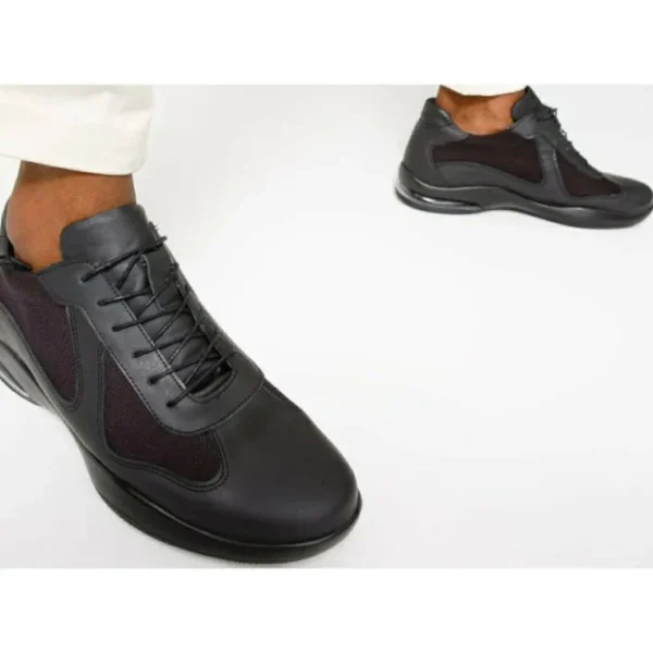 vinci_leather_the_zona_bl_5.webp New Vinci Leather Shoes Vinci Leather The Zona Leather Sneaker (15123) Black