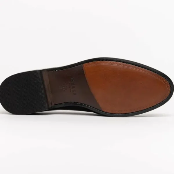 zelli_alba_calfskin_loafe_4.webp New Zelli Alba Calfskin Loafers Black / White (15-300-BKW)