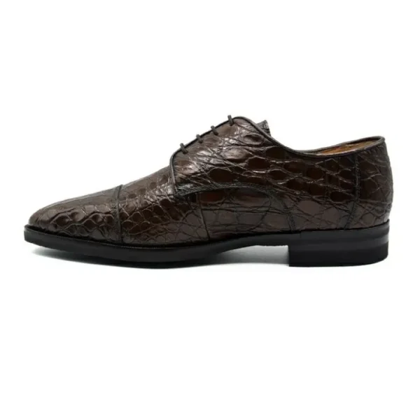 zelli_andrea_crocodile_ca_2-1.webp Flash Sale Zelli Andrea Crocodile Cap Toe Shoes (21-532-CGM) Cognac