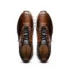 Shop Zelli Bravo Hand Finished Trainer Sneaker Cognac / Black (65-355-BRN)