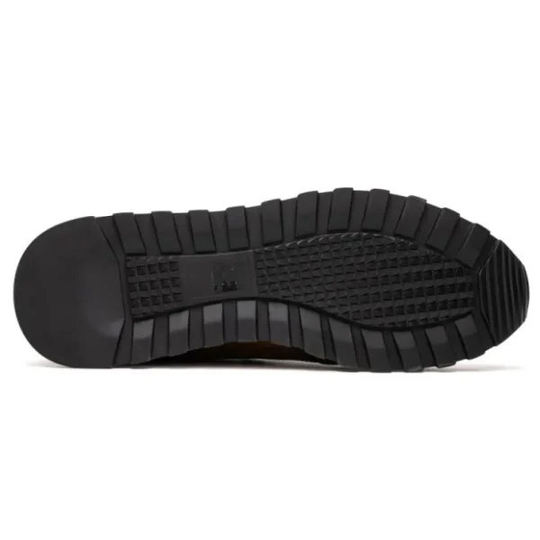 Shop Zelli Bravo Hand Finished Trainer Sneaker Cognac / Black (65-355-BRN)