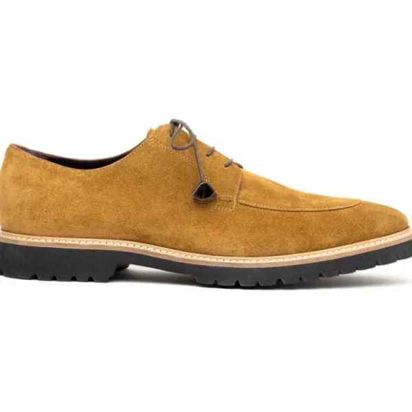 zelli_campo_suede_goatski_0-4.webp Hot Zelli Campo Suede Goatskin Lace-up Shoes (26-220-TAB) Tobacco
