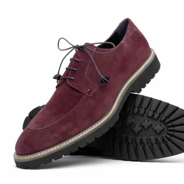 zelli_campo_suede_goatski_1-2.webp Cheap Zelli Campo Suede Goatskin Lace-up Shoes (26-220-BDX) Bordeaux