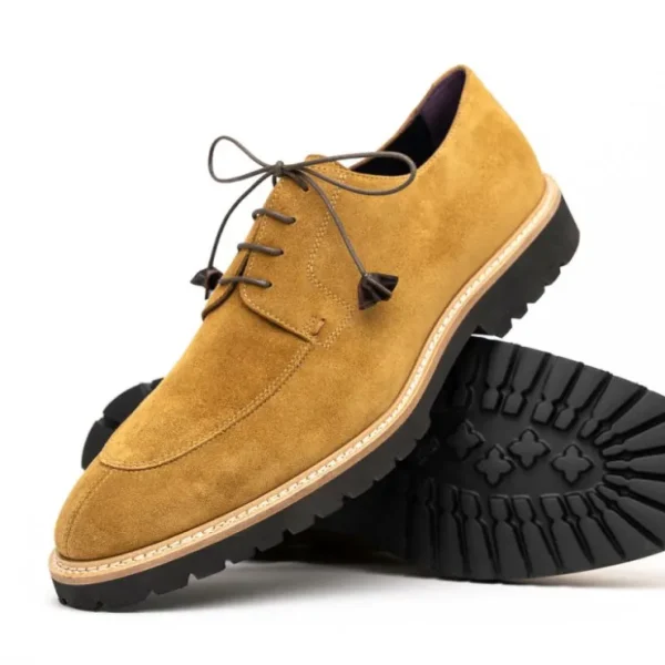 zelli_campo_suede_goatski_1-3.webp Hot Zelli Campo Suede Goatskin Lace-up Shoes (26-220-TAB) Tobacco