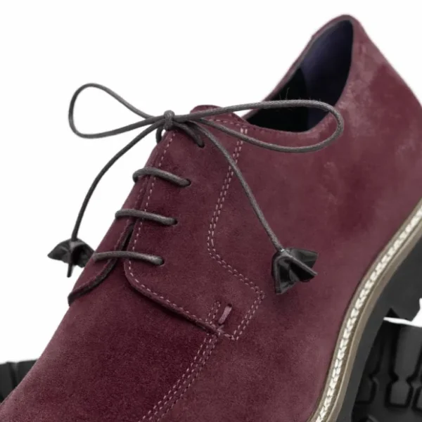 zelli_campo_suede_goatski_2-2.webp Cheap Zelli Campo Suede Goatskin Lace-up Shoes (26-220-BDX) Bordeaux