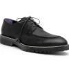 Shop Zelli Campo Suede Goatskin / Wax Lace-up Shoes (26-224-BLK) Black