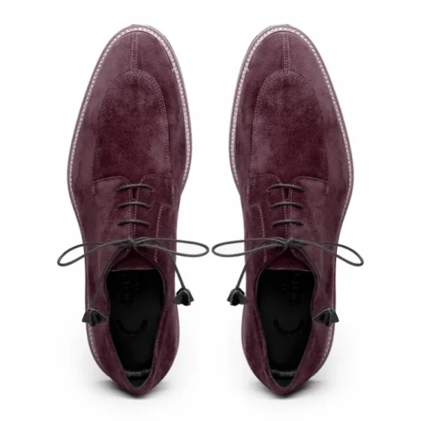 zelli_campo_suede_goatski_5-2.webp Cheap Zelli Campo Suede Goatskin Lace-up Shoes (26-220-BDX) Bordeaux