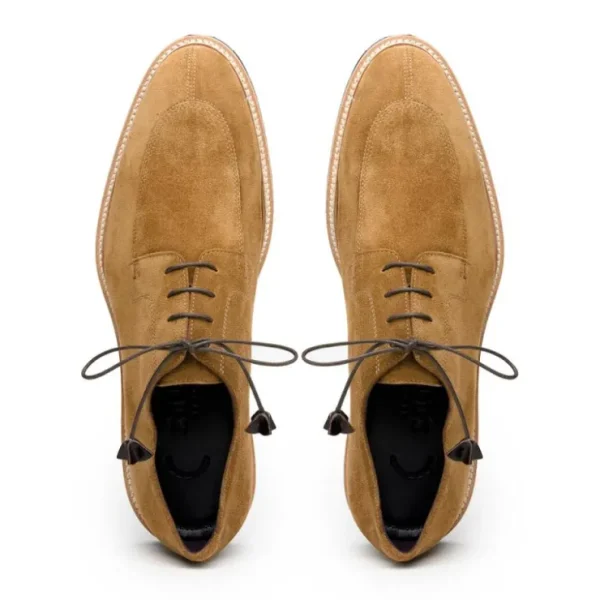zelli_campo_suede_goatski_5-3.webp Hot Zelli Campo Suede Goatskin Lace-up Shoes (26-220-TAB) Tobacco