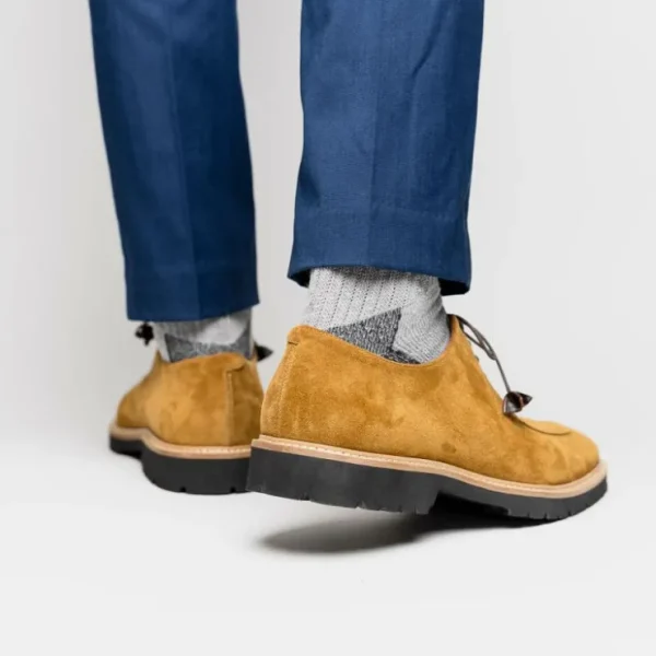zelli_campo_suede_goatski_9-2.webp Hot Zelli Campo Suede Goatskin Lace-up Shoes (26-220-TAB) Tobacco