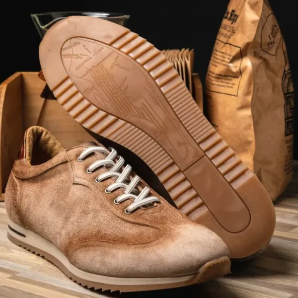zelli_costa_suede_amp_cro_4.webp Cheap Zelli Costa Suede & Crocodile Sneakers (66-200-BRN) Brown