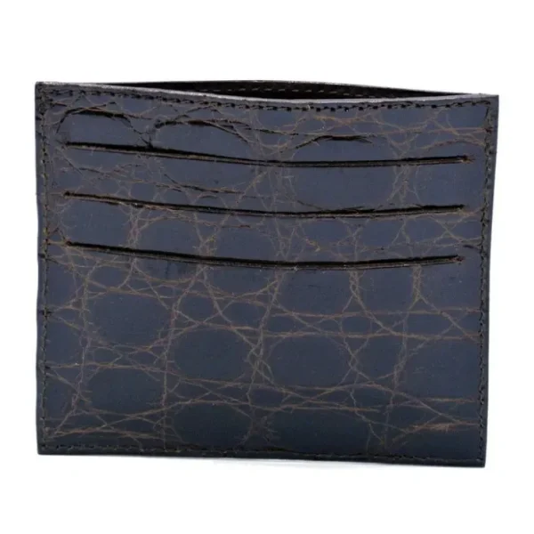 zelli_crocodile_card_hold_0-2.webp Cheap Zelli Crocodile Card Holder Nicotine