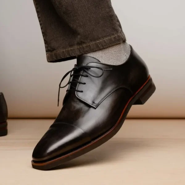 zelli_enzo_cap_toe_shoes__10-1.webp Cheap Zelli Enzo Cap Toe Shoes (25-550-GRY) Grey