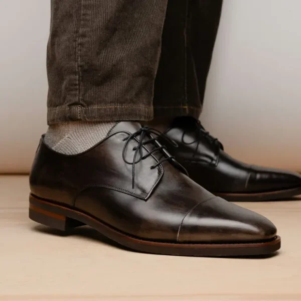 zelli_enzo_cap_toe_shoes__9-1.webp Cheap Zelli Enzo Cap Toe Shoes (25-550-GRY) Grey