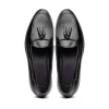 Cheap Zelli Franco Calfskin Hand Painted Tassel Loafers (15-586-BLK) Black