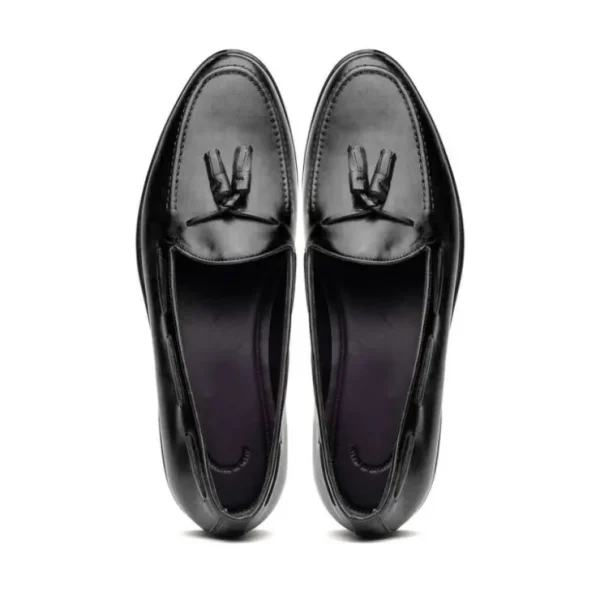 zelli_franco_calfskin_han_4.webp Cheap Zelli Franco Calfskin Hand Painted Tassel Loafers (15-586-BLK) Black