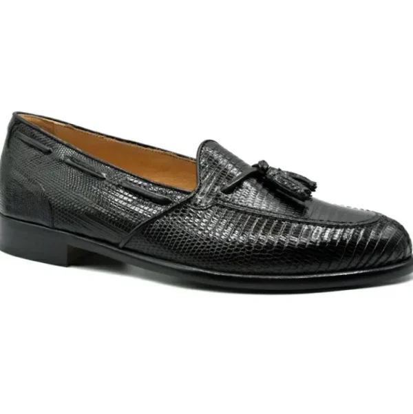 zelli_franco_lizard_tasse_0-1.webp Store Zelli Franco Lizard Tassel Loafers (14-580-BLK) Black
