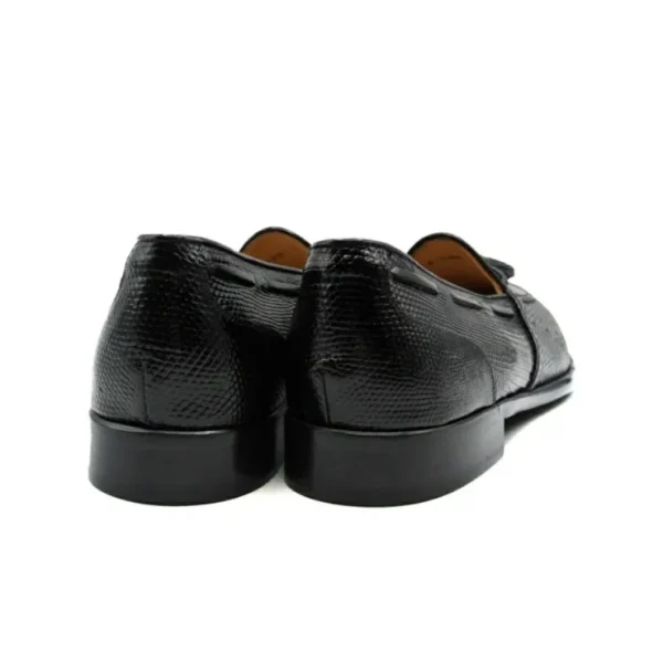 zelli_franco_lizard_tasse_3-1.webp Store Zelli Franco Lizard Tassel Loafers (14-580-BLK) Black