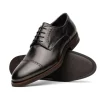 Shop Zelli Giovanni Cap Toe Brogues (25-548-GRY) Grey