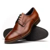 Best Zelli Giovanni Cap Toe Brogues (25-548-CGN) Cognac