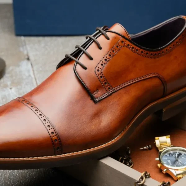 zelli_giovanni_cap_toe_br_9.webp Best Zelli Giovanni Cap Toe Brogues (25-548-CGN) Cognac