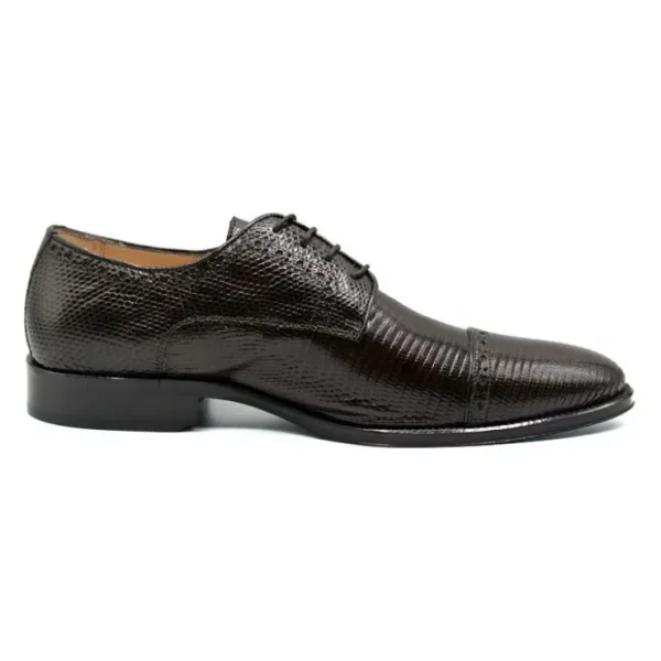 zelli_giovanni_lizard_cap_1.webp Sale Zelli Giovanni Lizard Cap Toe Brogues (24-526-BRN) Brown