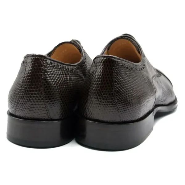 zelli_giovanni_lizard_cap_3.webp Sale Zelli Giovanni Lizard Cap Toe Brogues (24-526-BRN) Brown
