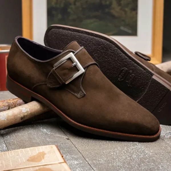 zelli_hebilla_italian_sue_7.webp Fashion Zelli Hebilla Italian Suede Monk Strap Dark (56-110-DBR) Brown