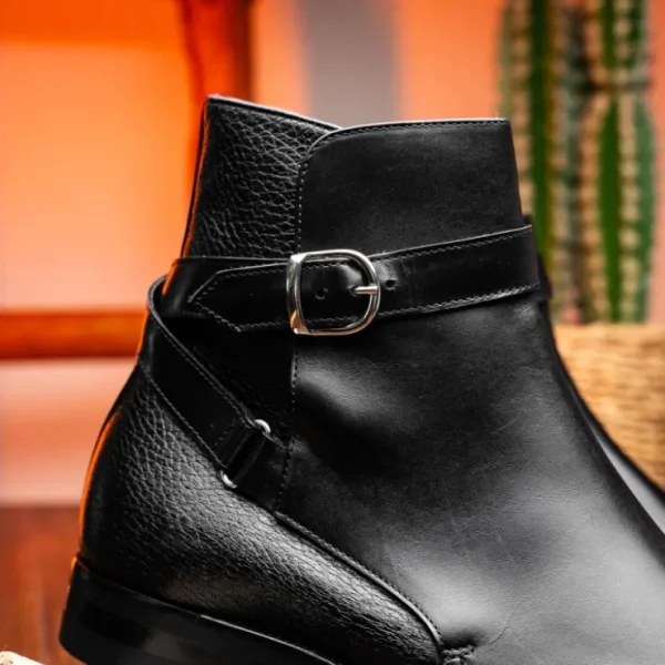 zelli_jodphur_italian_cal_10.webp Flash Sale Zelli Jodphur Italian Calfskin Boot (46-600-BLK) Black