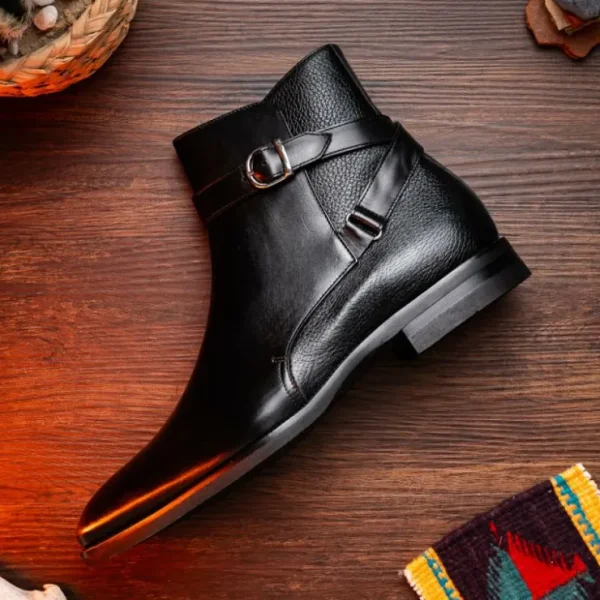 zelli_jodphur_italian_cal_11.webp Flash Sale Zelli Jodphur Italian Calfskin Boot (46-600-BLK) Black