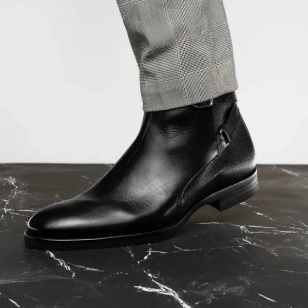 zelli_jodphur_italian_cal_6.webp Flash Sale Zelli Jodphur Italian Calfskin Boot (46-600-BLK) Black