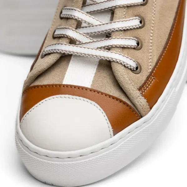 zelli_lando_sueded_goatsk_2.webp Cheap Zelli Lando Sueded Goatskin Sneakers (65-360-TPE) Taupe