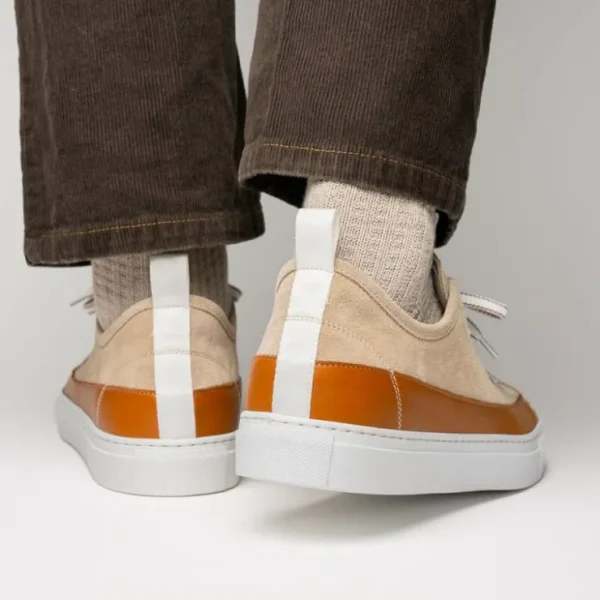 zelli_lando_sueded_goatsk_7.webp Cheap Zelli Lando Sueded Goatskin Sneakers (65-360-TPE) Taupe