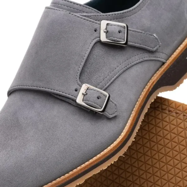 zelli_legerra_goat_suede__2.webp Flash Sale Zelli Legerra Goat Suede Monk Strap (56-105-GRY) Grey