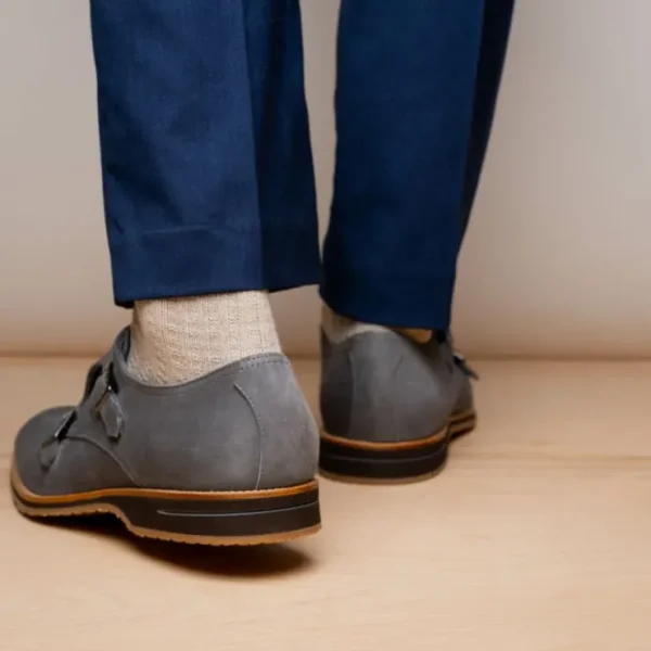 zelli_legerra_goat_suede__7.webp Flash Sale Zelli Legerra Goat Suede Monk Strap (56-105-GRY) Grey