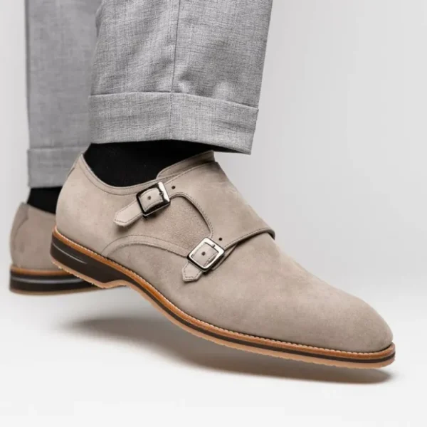 zelli_legerra_suede_goats_10-1.webp Store Zelli Legerra Suede Goatskin Double Monkstrap Shoes (56-105-SND) Sand