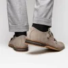 Store Zelli Legerra Suede Goatskin Double Monkstrap Shoes (56-105-SND) Sand